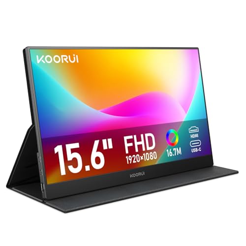 Koorui 15.6" E1511A 60Hz IPS FHD Type-C Taşınabilir Monitör