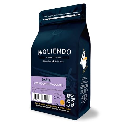 Moliendo India Monsooned Malabar Yöresel Kahve (Çekirdek) 250 g