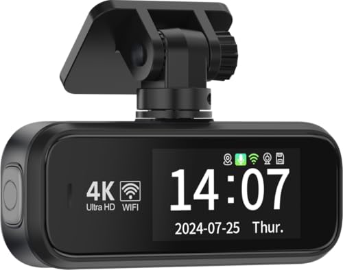 Pell V26C 4K WiFi Araç Kamerası – Çift Kamera, Gece Görüşü, GPS ve G-Sensör Desteği